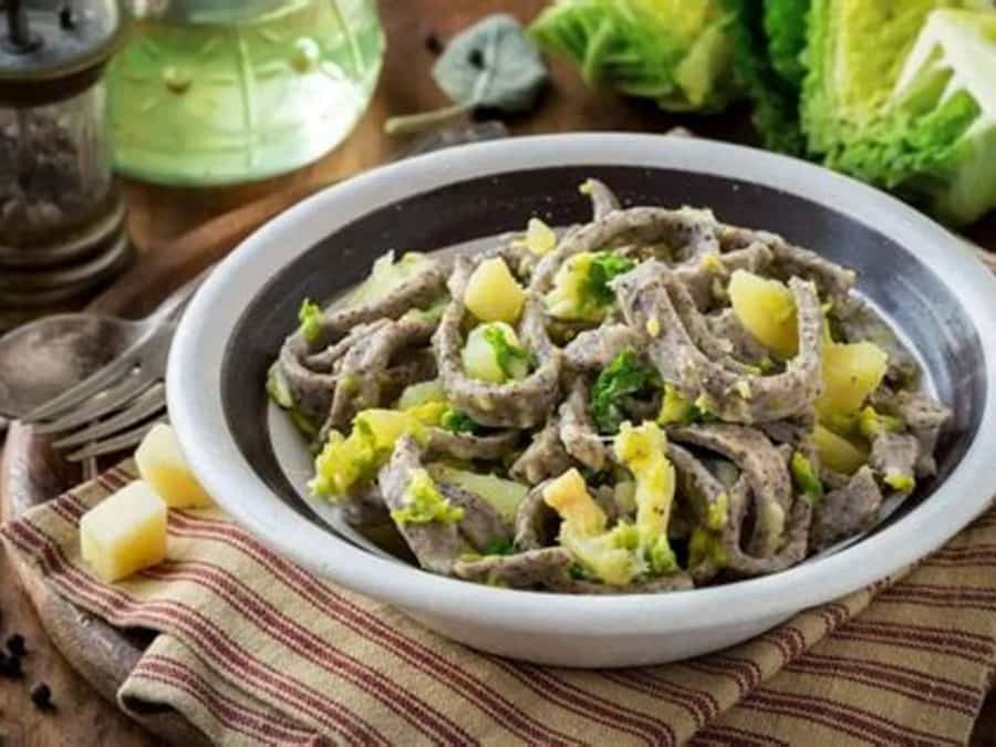 Teglio pizzoccheri academy and mill day, food photograph 4