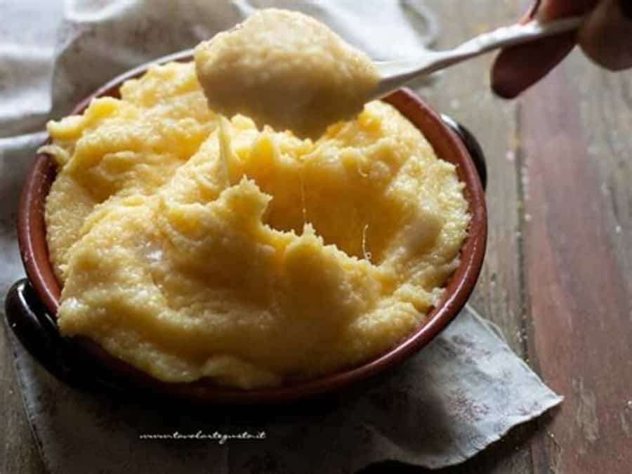 Polenta concia valdostana