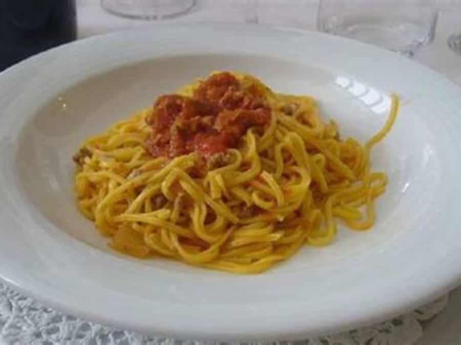 Tajarin al ragù delle Langhe, photograph 2
