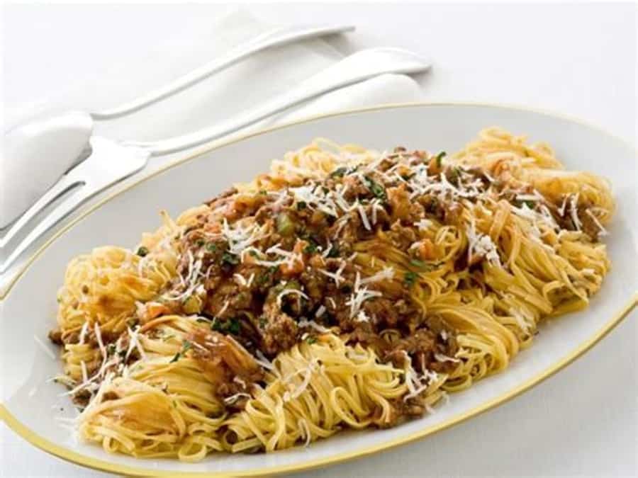 Tajarin al ragù delle Langhe